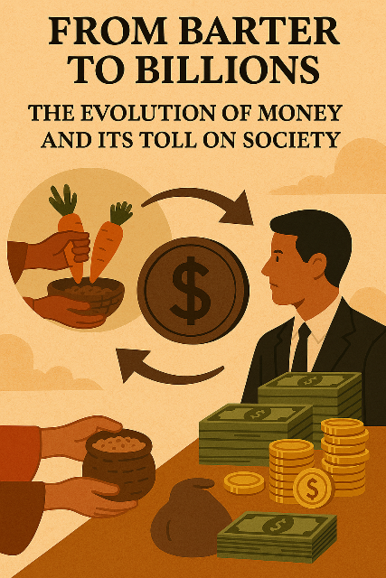 From Barter to Billions: The Evolution of Money and Its Toll on Society